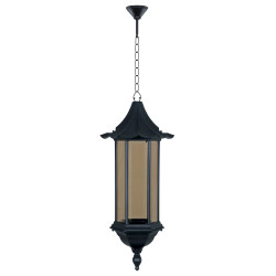 چراغ آویز شش ضلعی چتری بلند - کد chb56101