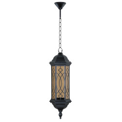 چراغ آویز شش ضلعی بلند طرحدار- کد : bt56101