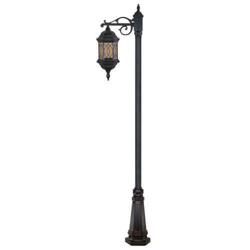 چراغ تکشاخه شش ضلعی طرحدار- کد : 96201 & td5617