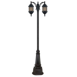 چراغ دوشاخه شش ضلعی طرحدار- کد : 96202 & td5621