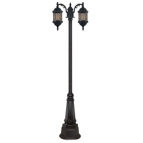 چراغ دوشاخه شش ضلعی طرحدار- کد : 96202 & td5621