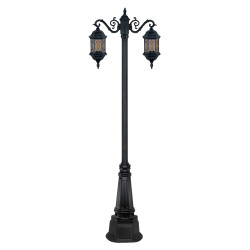 چراغ دوشاخه شش ضلعی طرحدار- کد : 96202 & td5622