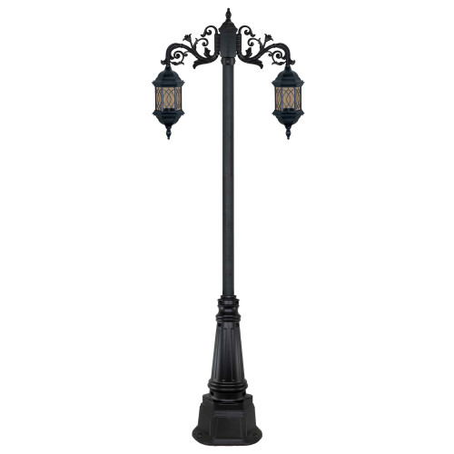 چراغ دوشاخه شش ضلعی طرحدار- کد : 96202 & td5624