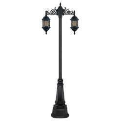 چراغ دوشاخه شش ضلعی طرحدار- کد : 96202 & td5625