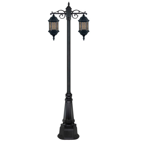 چراغ دوشاخه شش ضلعی طرحدار - کد : 96202 & td5627