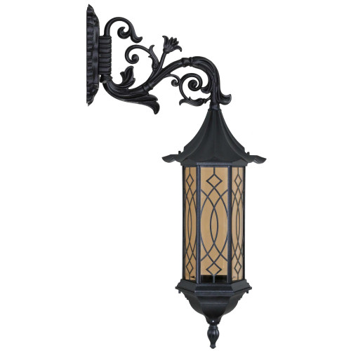 چراغ دیواری چتری شش ضلعی بلند طرحدار- کد : chbt5604