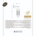 چراغ دیواری چتری شش ضلعی بلند طرحدار- کد : chbt5607