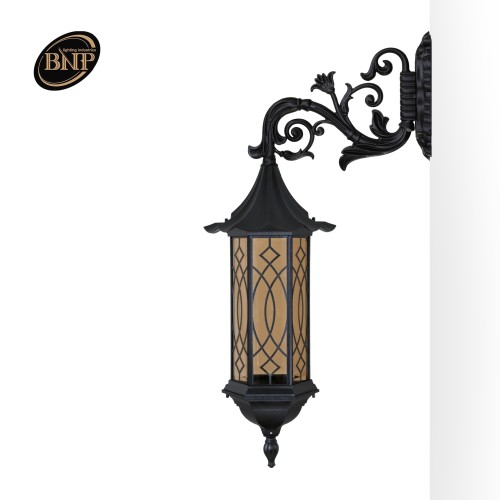 چراغ دیواری چتری شش ضلعی بلند طرحدار- کد : chbt5604