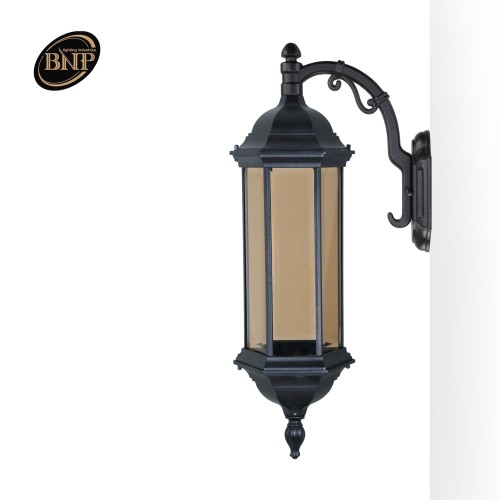 چراغ دیواری شش ضلعی بلند - کد : b5601