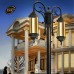 چراغ دوشاخه شش ضلعی بلند - کد : 96202 & b5623