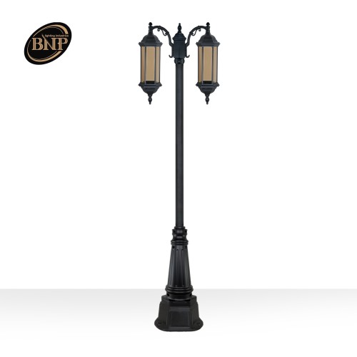 چراغ دوشاخه شش ضلعی بلند - کد : 96202 & b5621