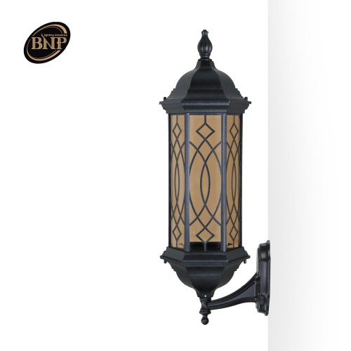 چراغ دیواری شش ضلعی بلند طرحدار- کد : bt5606