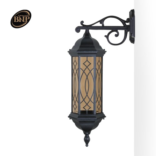 چراغ دیواری شش ضلعی بلند طرحدار- کد : bt5607