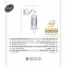 چراغ دیواری شش ضلعی بلند طرحدار- کد : bt5602