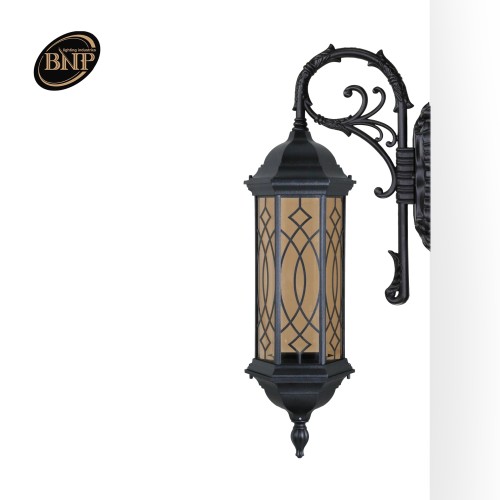چراغ دیواری شش ضلعی بلند طرحدار- کد : bt5603