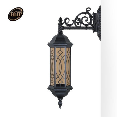 چراغ دیواری شش ضلعی بلند طرحدار- کد : bt5605