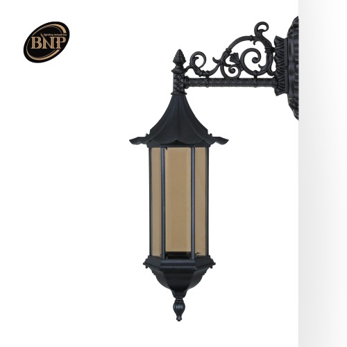 چراغ دیواری شش ضلعی چتری بلند - کد : chb5605