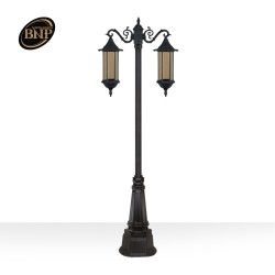 چراغ دوشاخه شش ضلعی چتری بلند - کد : 96202 & chb5622