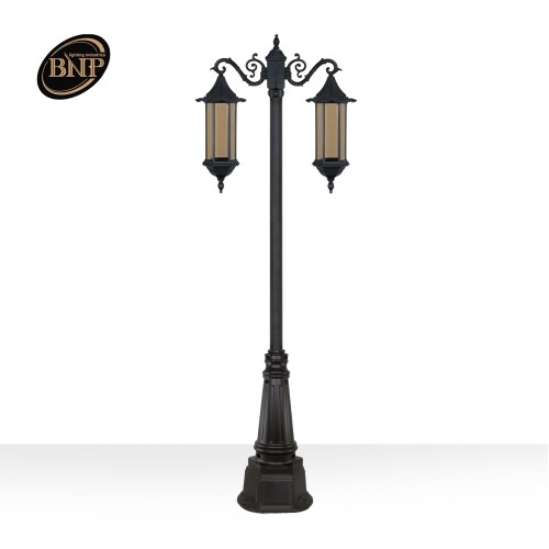 چراغ دوشاخه شش ضلعی چتری بلند - کد : 96202 & chb5622