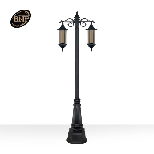 چراغ دوشاخه شش ضلعی بلند چتری- کد: 96202 & chb5627