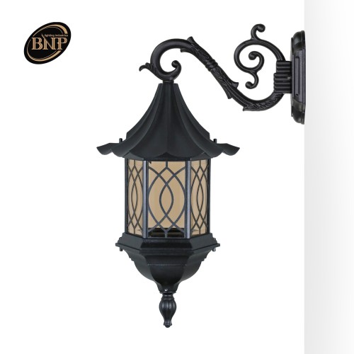 چراغ دیواری شش ضلعی چتری طرحدار- کد : chtd5602