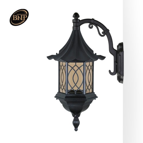 چراغ دیواری شش ضلعی چتری طرحدار- کد : chtd5601