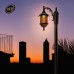 چراغ تکشاخه شش ضلعی چتری طرحدار- کد : 96201 & chtd5611