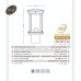 چراغ چمنی 35 سانت درتا- کد: 48035
