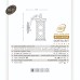 چراغ دیواری درتا بلند طرحدار- کد: bt4801