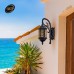 چراغ دیواری شش ضلعی طرحدار- کد : td5603