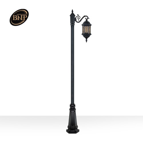 چراغ تکشاخه شش ضلعی طرحدار- کد : 96201 & td5612