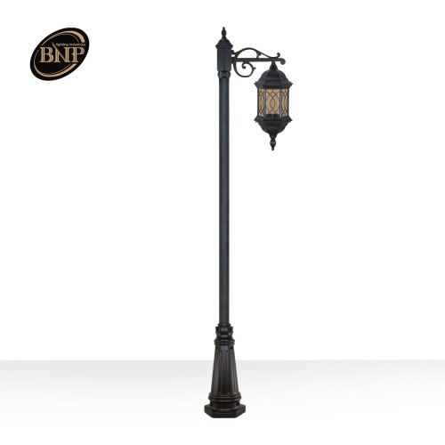 چراغ تکشاخه شش ضلعی طرحدار- کد : 96201 & td5617