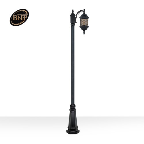 چراغ تکشاخه شش ضلعی طرحدار- کد : 96201 & td5611