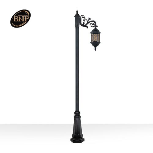 چراغ تکشاخه شش ضلعی طرحدار- کد : 96201 & td5614