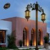 چراغ دوشاخه شش ضلعی طرحدار- کد : 96202 & td5624