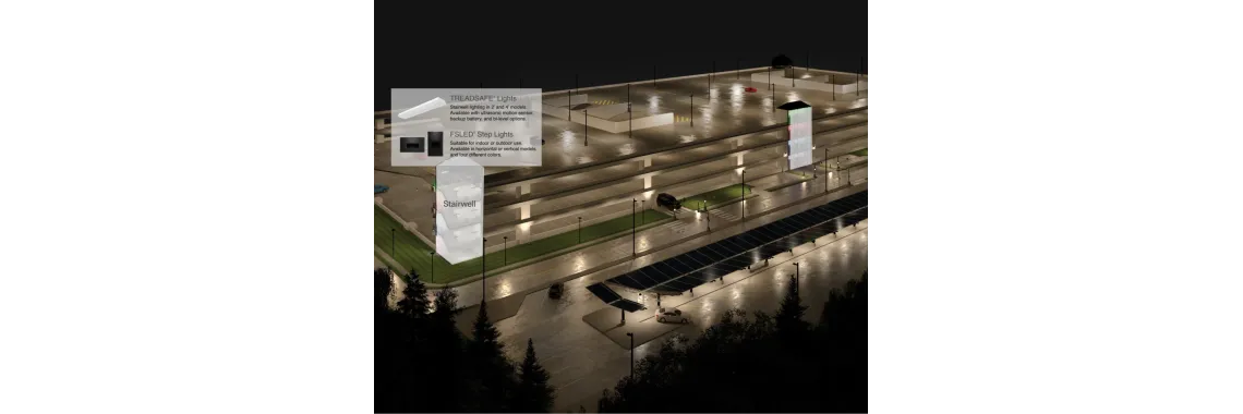 💡راهنمای انتخاب چراغ پارکینگ و محوطه (Parking & Driveway Lighting)