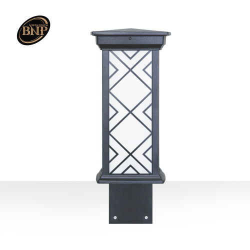 چراغ چمنی 45 سانت درتا بلند طرحدار- کد: bt48045