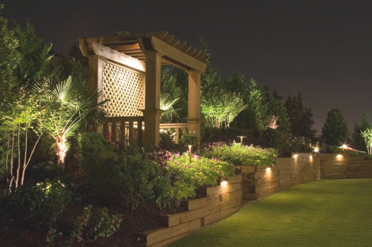 انتخاب چراغ چمنی