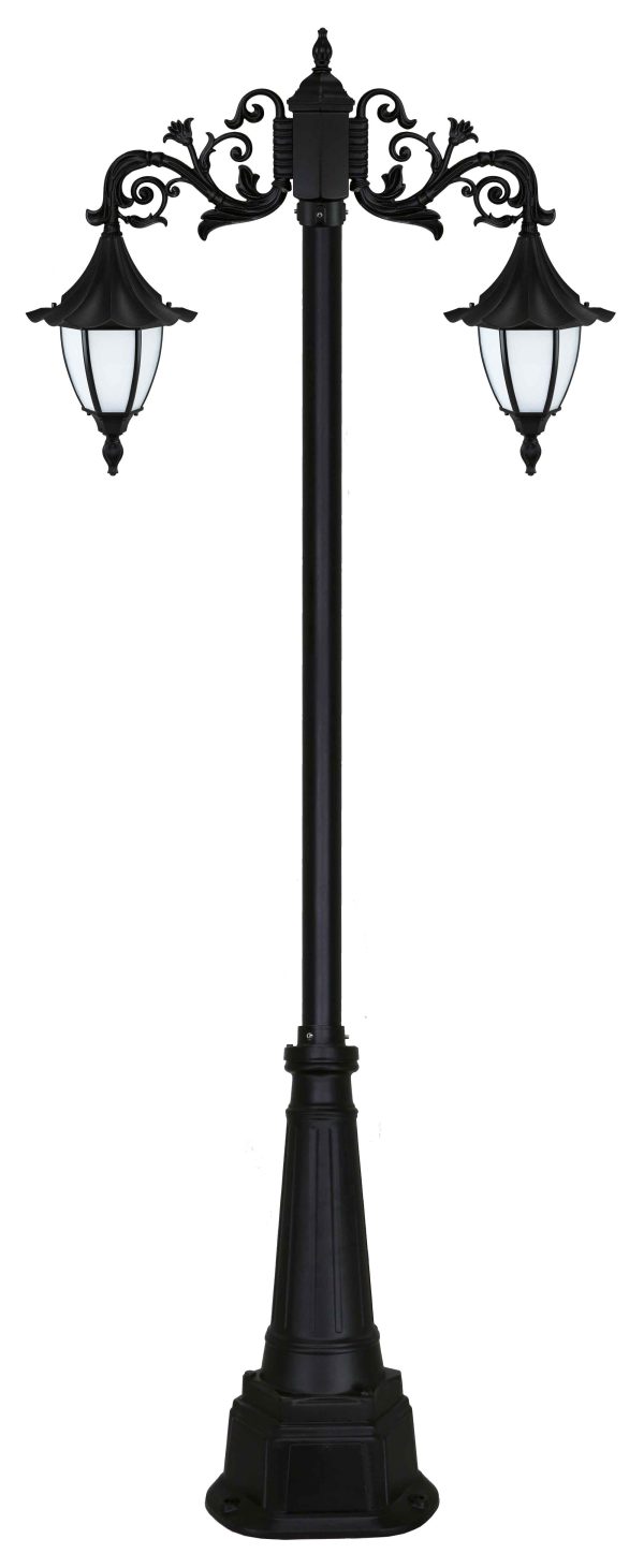 چراغ دوشاخه چتری خمره ای - کد 91202 & 5824